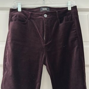 Paige velvet jeans.